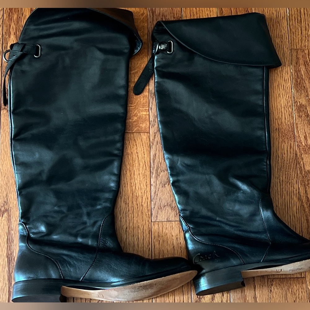 Coach Cheyenne, soft calf over the knee boots 6.5